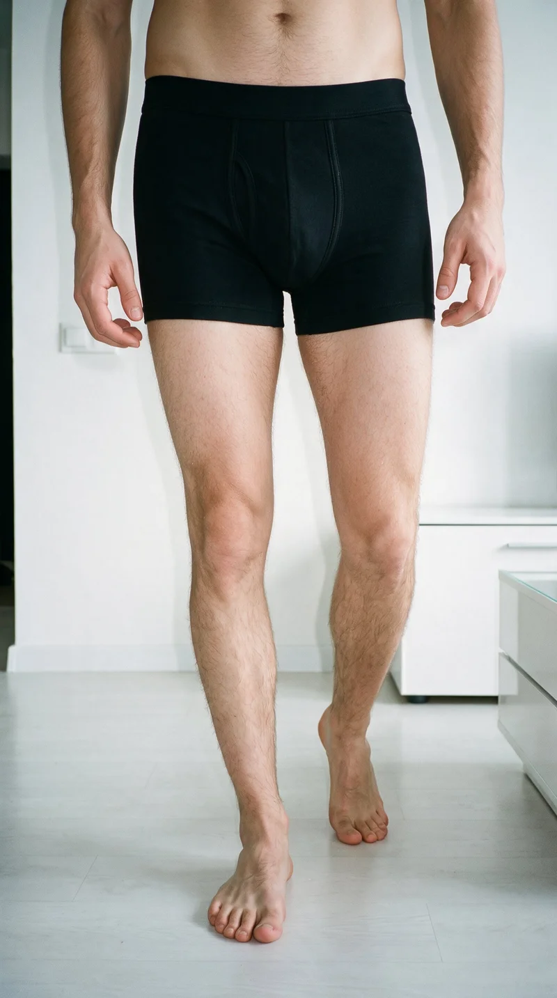 Black Trunks, Lower body at Front, Clean Catalog lighting