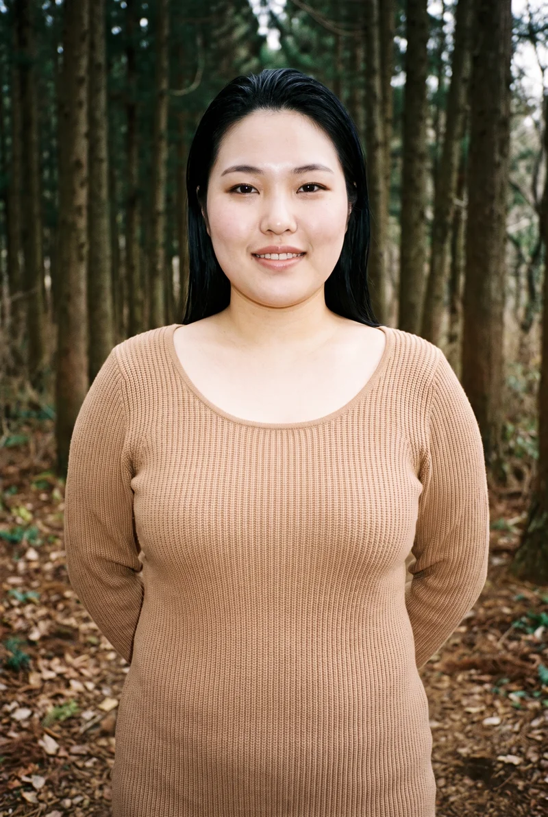 Camel Knit Dress, Upper body at Front, Clean Catalog lighting