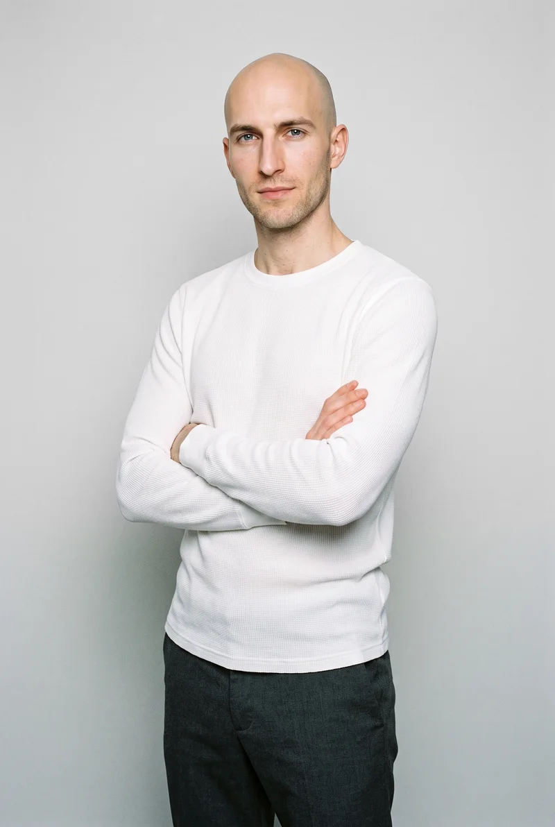 Men's White Base-Layer Thermal Top, Three-quarter length at Three-quarter, Clean Catalog lighting