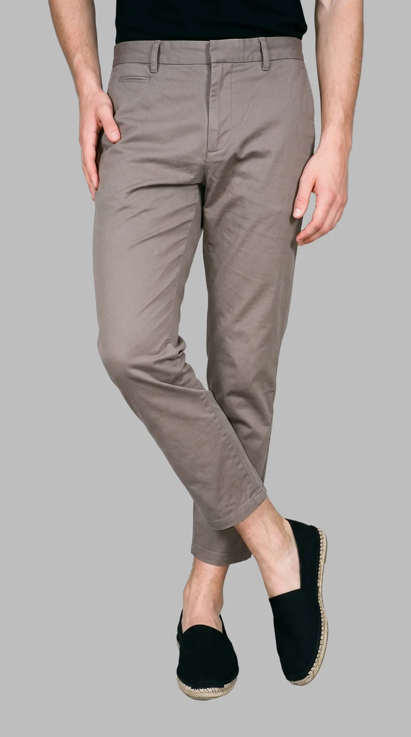 Men's Black Espadrilles, Lower body at Front, Studio Cutout lighting